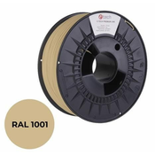 C-Tech tiskalna struna PREMIUM LINE ( filament), PLA, bež, RAL1001, 1,75mm, 1kg