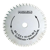 Proxxon list kružne testere Super-Cut 85×0,5×10 mm – 80 zuba za drvo i plastiku