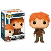 Figura Funko POP! Harry Potter Vynil - Ron Weasley With Scabbers