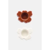 Marimekko komplet svečnikov dekorativni iz kamenine 10 cm