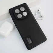 Maska Carbon fiber za Xiaomi Redmi Note 14 Pro 4G (EU) crna