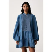 Bardot obleka denim ANTONIA