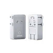 ANKER Nano 20W putni zidni punjac 5-portova (2x USB-A, 2x USB-C, uticnica EU na US, UK, AU i EU), beli