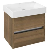 NIRONA Vanity Unit 57x51,5x43cm, hrast Sherwood - Rjava - 57x51,5x43 cm - Sapho - NIRONA - 24 - MDF/laminat - 570 - 515 - 430 - 14