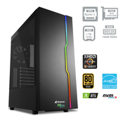 PC PLUS PCPLUS Gamer Ryzen 5 5600X 16GB 1TB M.2 NVMe SSD GeForce RTX3050 8GB gaming namizni računalnik, (20467886)