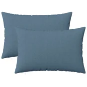 Vidaxl Prevleka za blazino 2 kos HEERLEN Jeans modra 40 x 60 cm Blago