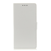 Eleganten etui Litchi za Google Pixel 5 - bel