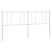 vidaXL vidaXL Kovinsko vzglavje belo 193 cm, (20788573)