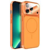 AVIZAR Ovitek za iPhone 13 Pro Max MagSafe mat steklo AG Glass, Oranžna, (5000274356)