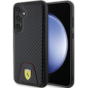 FerrariFEHCS24MN3PUK S24+ S926 black hardcase Carbon Stitched Bottom (FEHCS24MN3PUK)