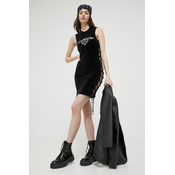 Haljina Juicy Couture boja: crna, mini, uske