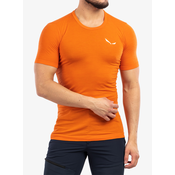 Funkcionalna majica kratkih rukava Salewa Zebru Fresh boja: narancasta