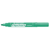 Marker Centropen 8560 za Flipchart zeleni klinasti vrh 1-4,6 mm