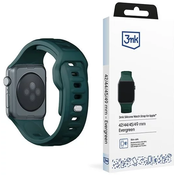 3MK Silicone Watch Strap evergreen for Apple Watch 42/44/45/49mm