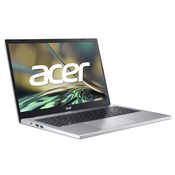 ACER Aspire A315 15.6 inca FHD Intel Core i3-N305 8GB 512GB SSD silver laptop