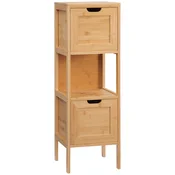Kleankin kleankin Kopalniška omara bambus 30D x 30Š x 90V cm Naravni les, (5000279391)