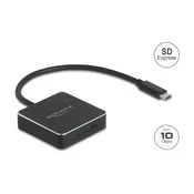Delock USB Type-C™ čitalnik kartic za pomnilniške kartice SD Express (SD 7.1)