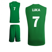 Cicibasket Basic Zelena | Otroški košarkarski dres | Acerbis