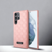Karl Lagerfeld Ovitek Karl Lagerfeld 3D monogram - pink za Samsung Galaxy S23 Ultra (KLHCS23LRUPKLPP)
