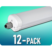 V-TAC LED vodootporna svjetiljka 48W, 5760lm (120lm/W), IP65, 150cm/12-PACK! Barva svetla: Prirodna bijela