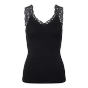 Pieces Ženska majica brez rokavov PCBARBERA 17106017 Black (Velikost XXL)