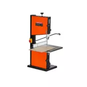 VEVOR Namizna trakasta žaga z dvema hitrostma širina rezanja 254 mm miza 335x340 mm obdelava lesa