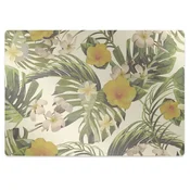 Decormat Podloga za stol Tropical leaves and flowers 140x100 cm 2 cm
