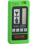 VEVOR Laser sprejemnik detektor 60046 cm domet zelena in rdeča svetlobna črta s sponko