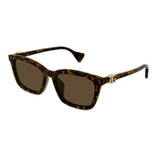 Gucci GG1596SK 003 ONE SIZE (55) Havana/Rjava