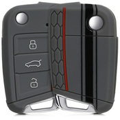Silikonska navlaka za kljuceve auta za VW Golf 7 Mk7 - crna - 27255