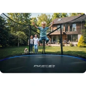 Neo-Sport vrtni trampolin 252 cm (8 ft) s vanjskom mrežom i ljestvama, plavi