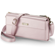 Ženska torbica CaseMe Crossbody- elegantna torbica za pametne telefone, novcanik, kozmetiku i druga manja pmagala - roza