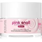 Eveline vlažilna in posvetlitvena krema z želejem in sluzjo Pink Snail 50 ml