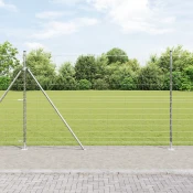 Zavareno žičano ogradno mreža s betonskom podlogom 25 x 1,6 m