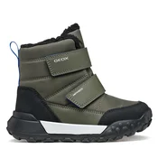Škornji za sneg Geox J Trekkyup Boy B Abx J66MBA 0FU54 C3XK4 M Temno zelena