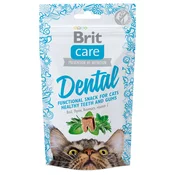 Brit Care Dental mačji priboljški - Varčno pakiranje: 3 x 50 g
