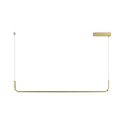 Patinar - LED linearna viseča svetilka 90 cm, 12 W, 3000 K, zlata
