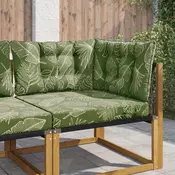 Jastuk za vanjsku sofU 3 pcs Dizajn lista Poliester