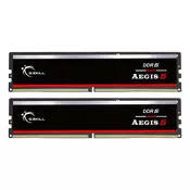 DDR5 32GB 6000MHz CL36 KIT (2x16GB) G.Skill Aegis XMP3.0 1,35V PC črna (F5-6000J3636F16GX2-IS)