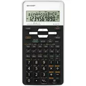 Sharp tehnični kalkulator EL531THBPK, crno-bijel