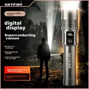 Skyfire Baterijska rucna lampa, 3000mAh, Crna