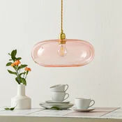 EBB & FLOW Horizon viseča svetilka rose gold O 36 cm - Dnevna soba/jedilnica - Skandinavski - rosé, zlato - Steklo