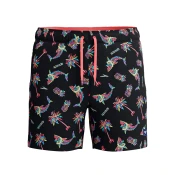 Speedo PRINT REDONDO EDGE VOLLEY 16INCH AM, moške kopalne hlače, črna 80047251