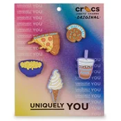 Crocs FUNNY FOODS 5 PACK Večbarvna