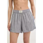 Rip Curl kratke hlace za žene od viskoze BEACH DAYS PINSTRIPE
