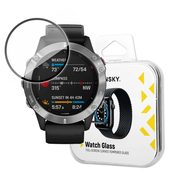 Wozinsky Watch Glass hibridno steklo za Garmin Fenix 6 črno