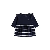 Obleka z bombažem za dojenčke Tommy Hilfiger