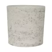 G21 Okrasni lonček za rože G21 Baltic Coil 43x43x43 cm, svetlo siv, za zunaj in znotraj