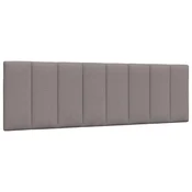 Vidaxl Blazina za vzglavje Hanko taupe 160 cm blago