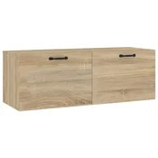 Vidaxl Stenska omarica sonoma hrast 100x36,5x35 cm inženirski les